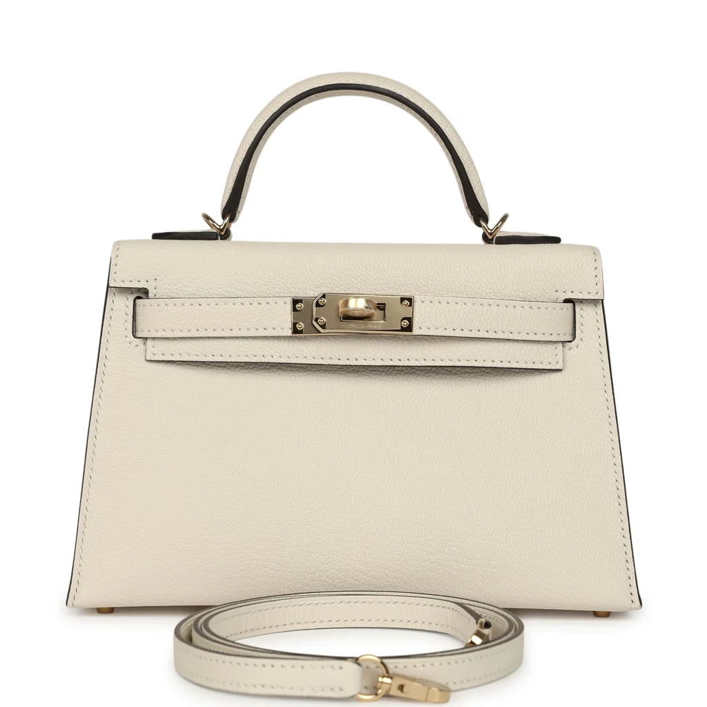 Hermes Special Order (HSS) Kelly Sellier 20 Nata Verso Chevre Mysore Permabrass Hardware