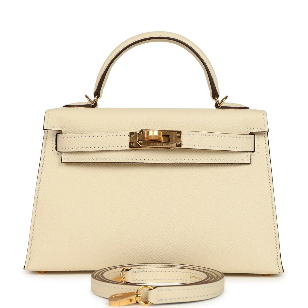 Hermes Kelly Sellier 20 Nata Epsom Gold Hardware