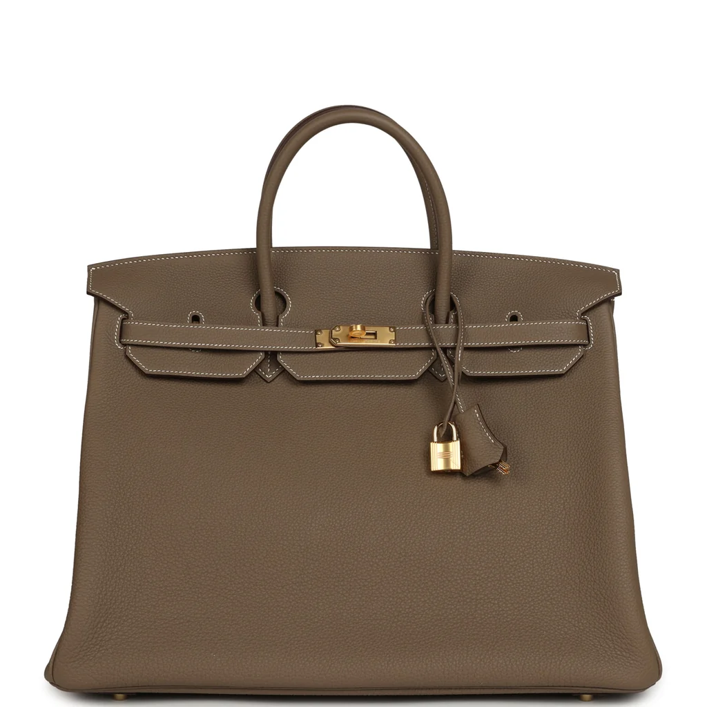 Hermes Birkin 40 Etoupe Togo Gold Hardware